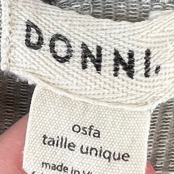 Donni by Anthropologie Ribbed Open Front Lounge Casual Cardigan One Size - Picture 6 of 6